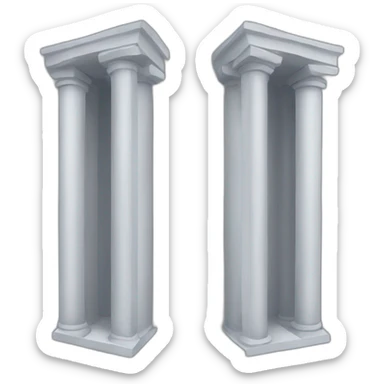 pillars sticker