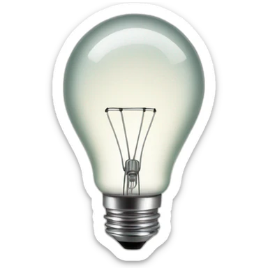 idea bulb sticker
