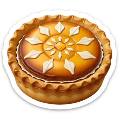 galette des rois avec la fève sticker