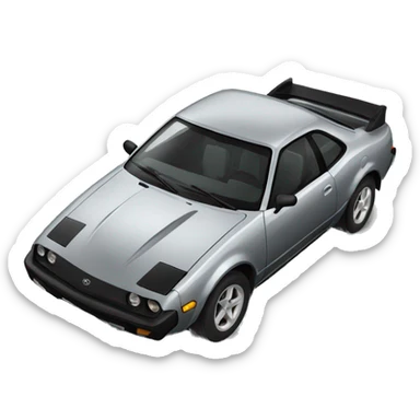 Toyota celica negro bifaro sticker