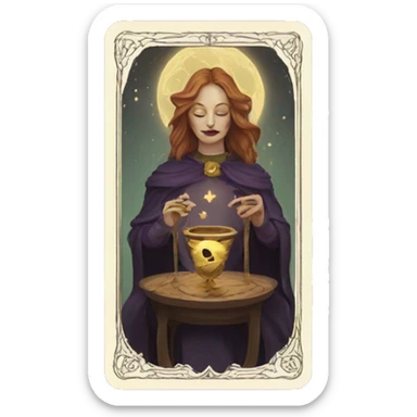 Tarot cards，The occult. sticker