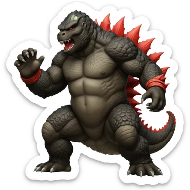 Godzilla x Kong sticker
