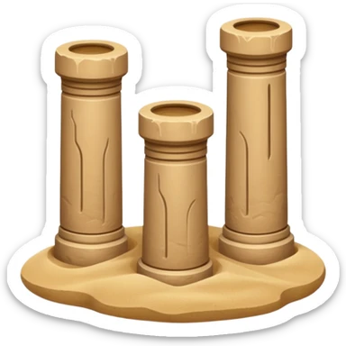 Sand Pillars sticker