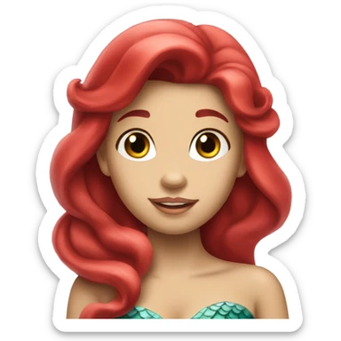 little mermaid ariel  sticker