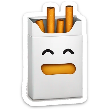 a pack op cigarettes sticker