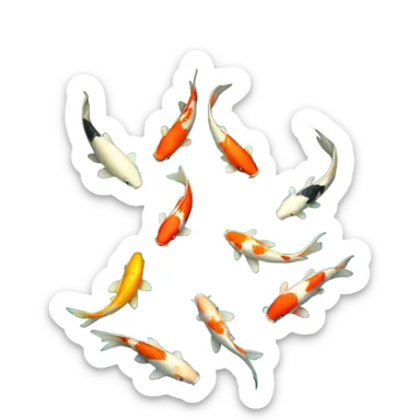 koi pond sticker