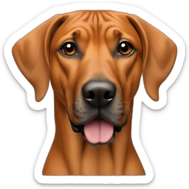Rhodesian ridgeback sticker