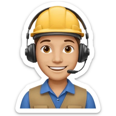 Technicians with Semi-Visual Face(one person) sticker