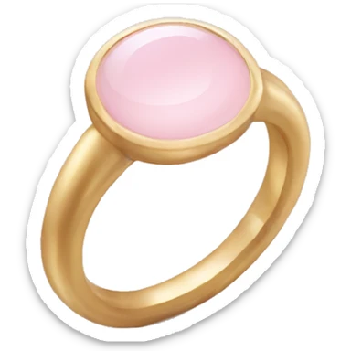 pale pink ring sticker