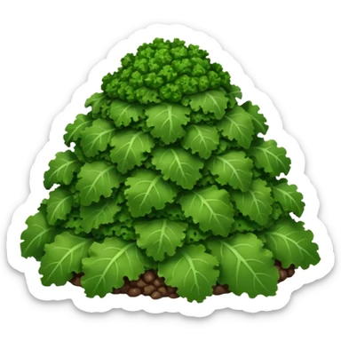 Kale poop sticker