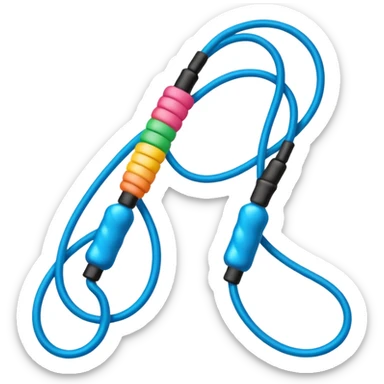 Jump rope sticker
