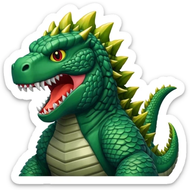 godzilla sticker