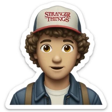 Stranger things sticker