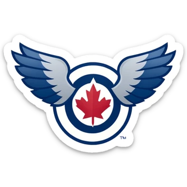 Winnipeg jets logo sticker