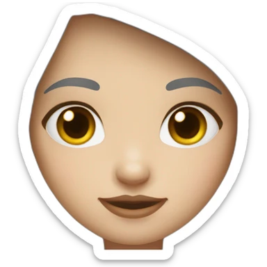 red-ridding-hood-white-girl-with-long-black-strait-hair-with-white-break sticker