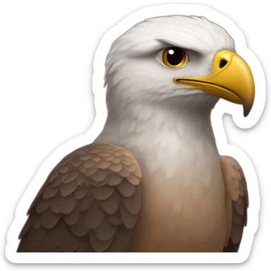 cute buzzard sticker