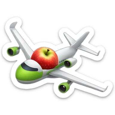 fruit du démon sur un avion sticker