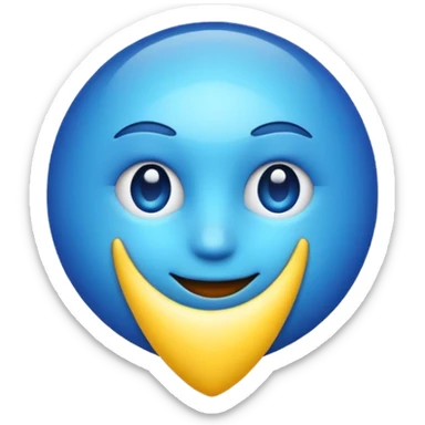 Create a verify meta parody badge  emoji with this ✅🔵 sticker