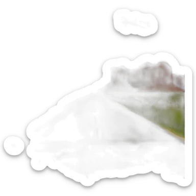 road trip in the USA sticker