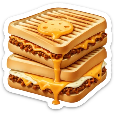 one panini Bolognese with cheese sticker