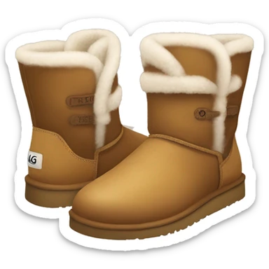 Ugg boots sticker