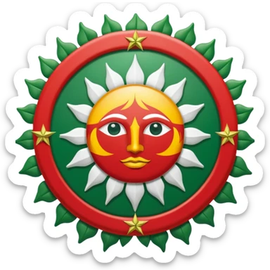 Kürdistan bayrağı sticker