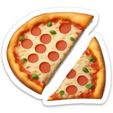pizza slice without ingrediant sticker