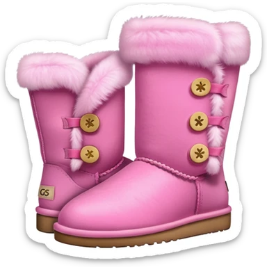 Pink uggs sticker