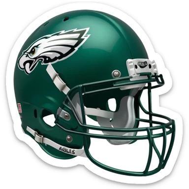 Philadelphia Eagles football helmet emoji sticker