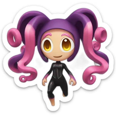octoling swim form sticker