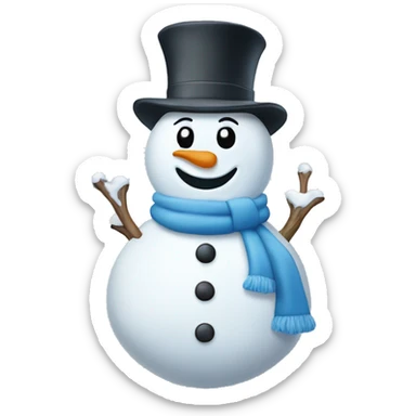frosty the snowman sticker