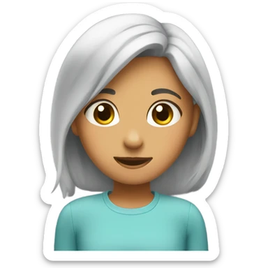 Hugs friend girl sticker