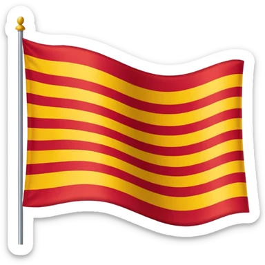 catalan independence flag sticker