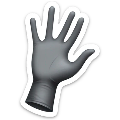 Latex gloves elegant sticker