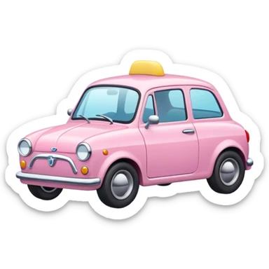 Petite colorful pastel car  sticker