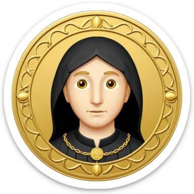 Create me a startup logo for an accounting startup inspired by Luca Pascioli the father of accounting sticker