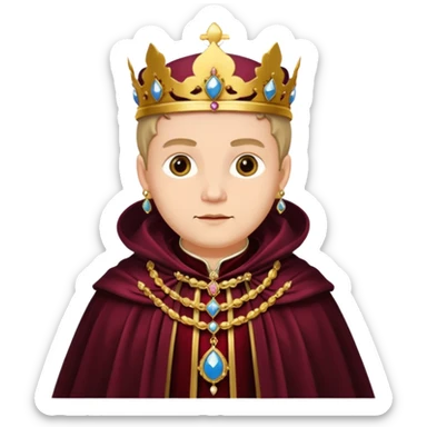 royal power  political  influence16th century sticker