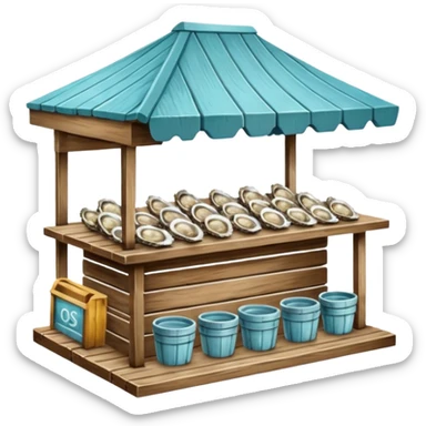oyster stand sticker