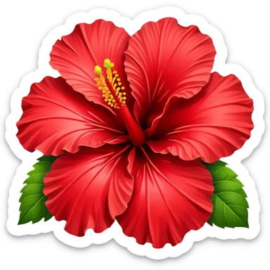 Hibiscus  sticker