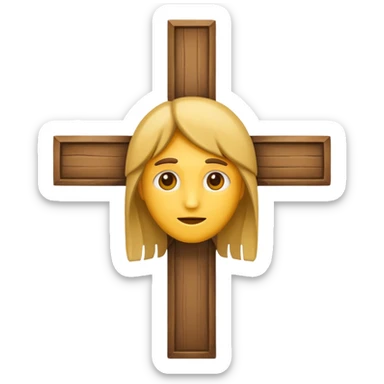 Cross christ  sticker
