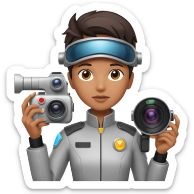 fotógrafo futurista sticker