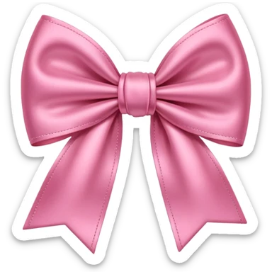 Bow pink sticker