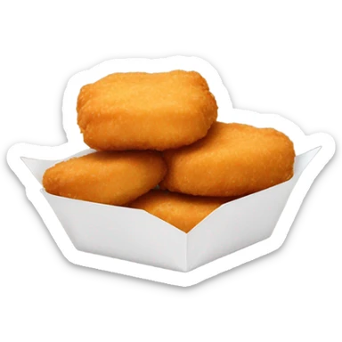 McDonald’s chicken nugget sticker