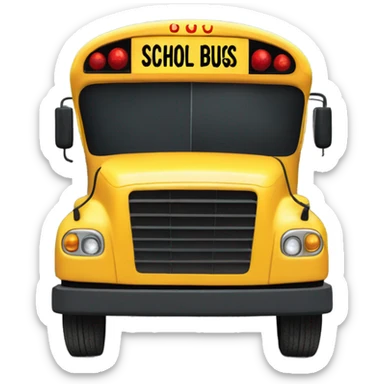School bus  sticker