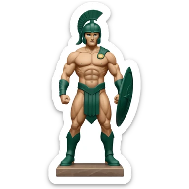 michigan state university spartan sticker