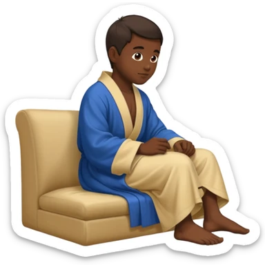 
palm in profile shows feet sticker