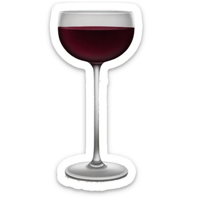 red wine sticker