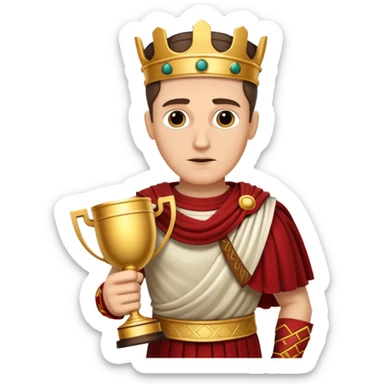 Julius Caesar with trophy sticker