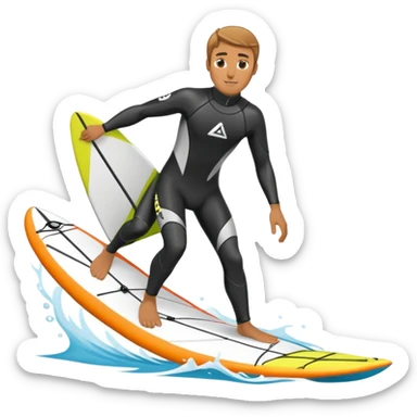 Windsurfer sticker