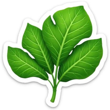 taro leaf lime sticker